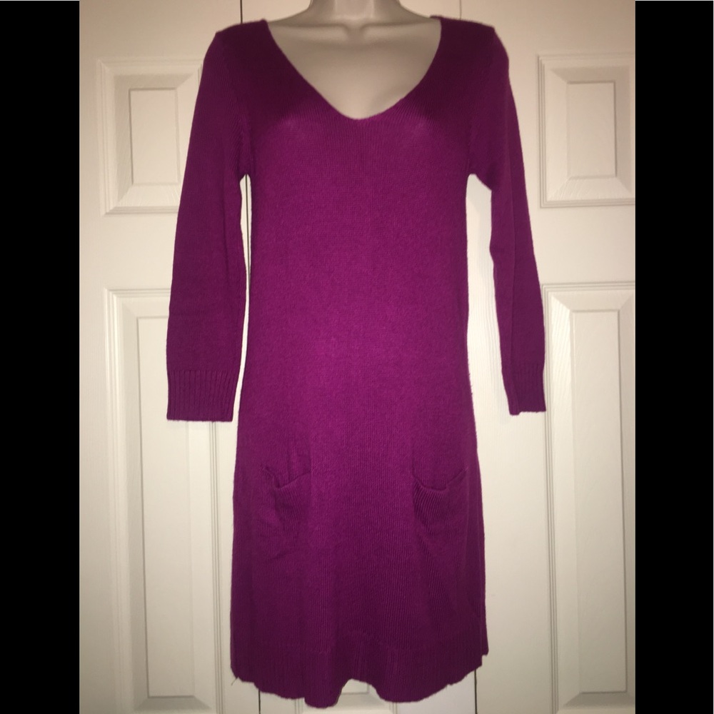 Express Fuchsia Pink Sweater Dress Size XS